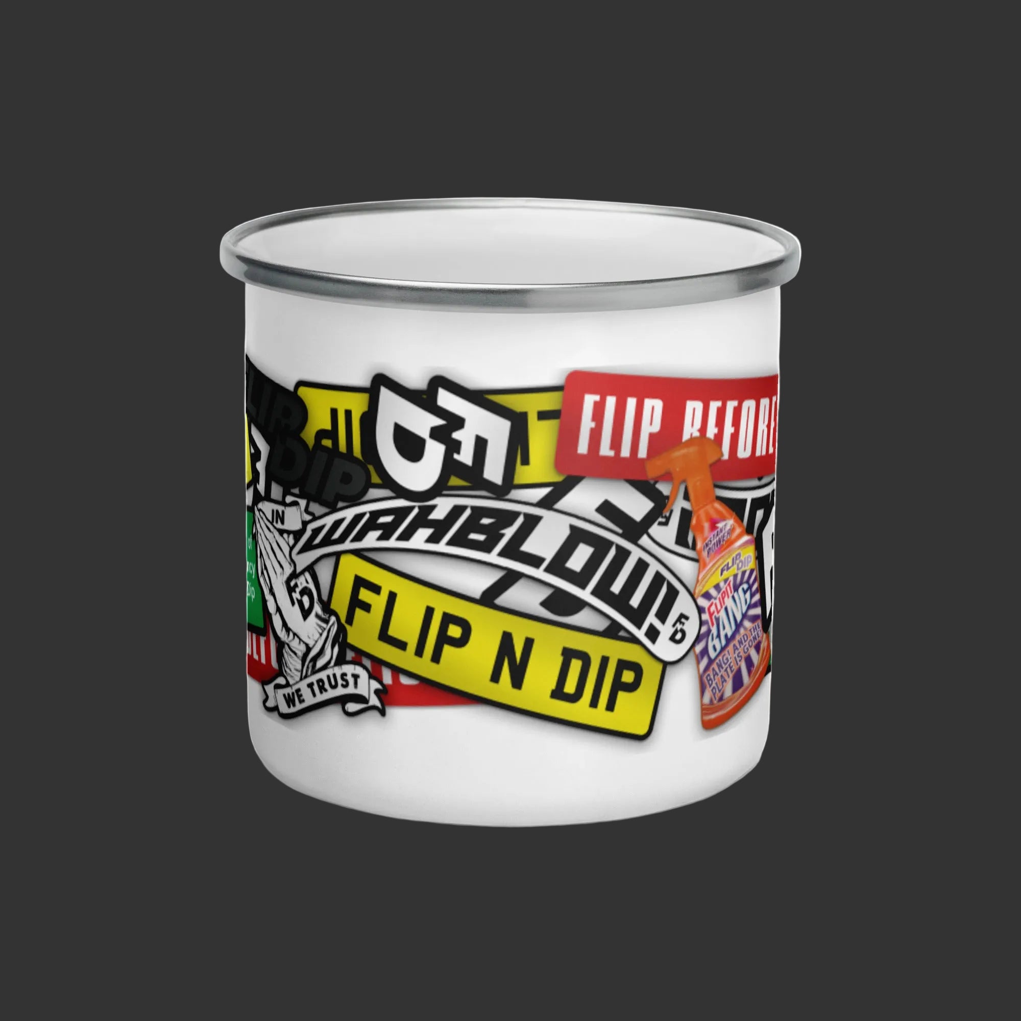 Stickerbomb Metal Cup