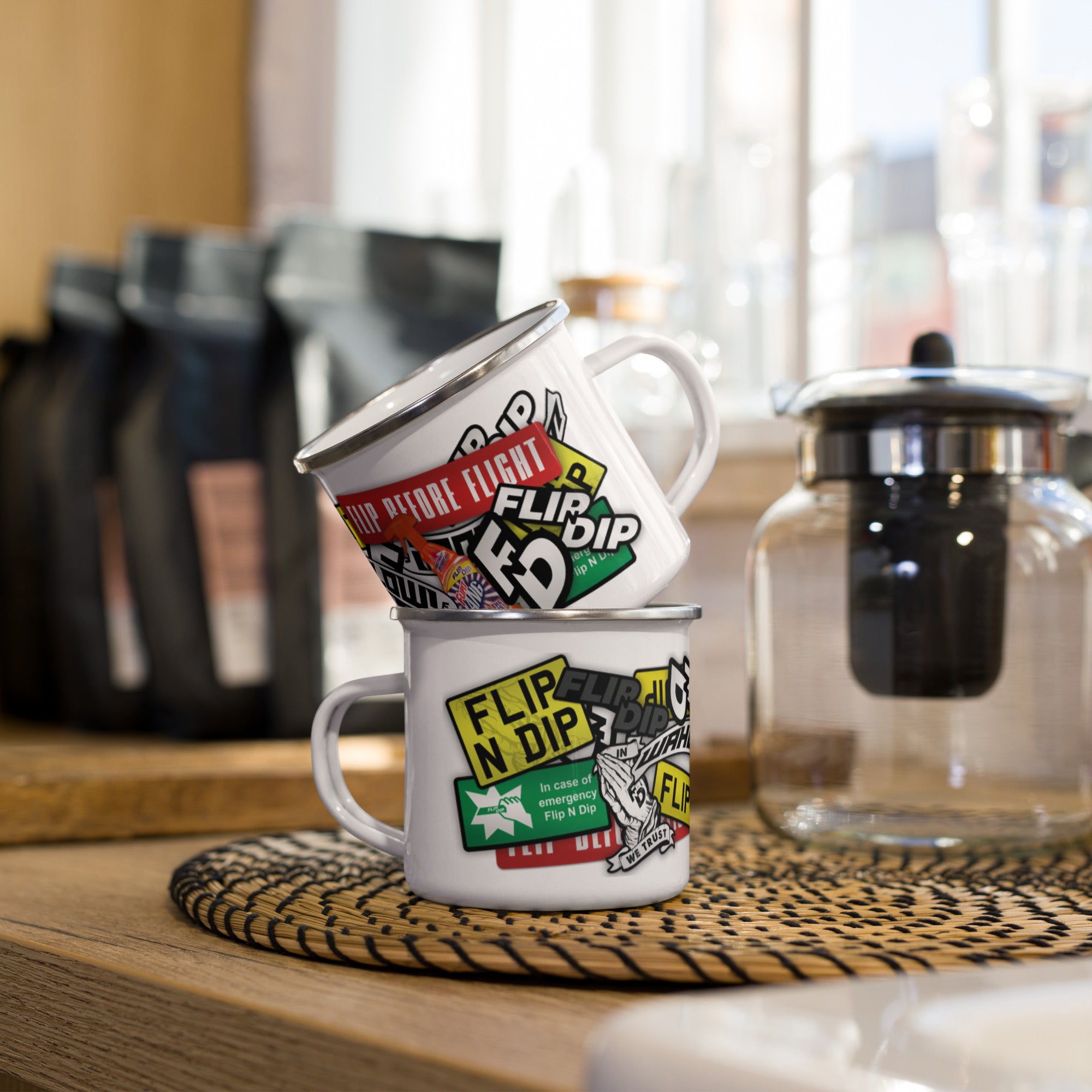 Stickerbomb Metal Cup