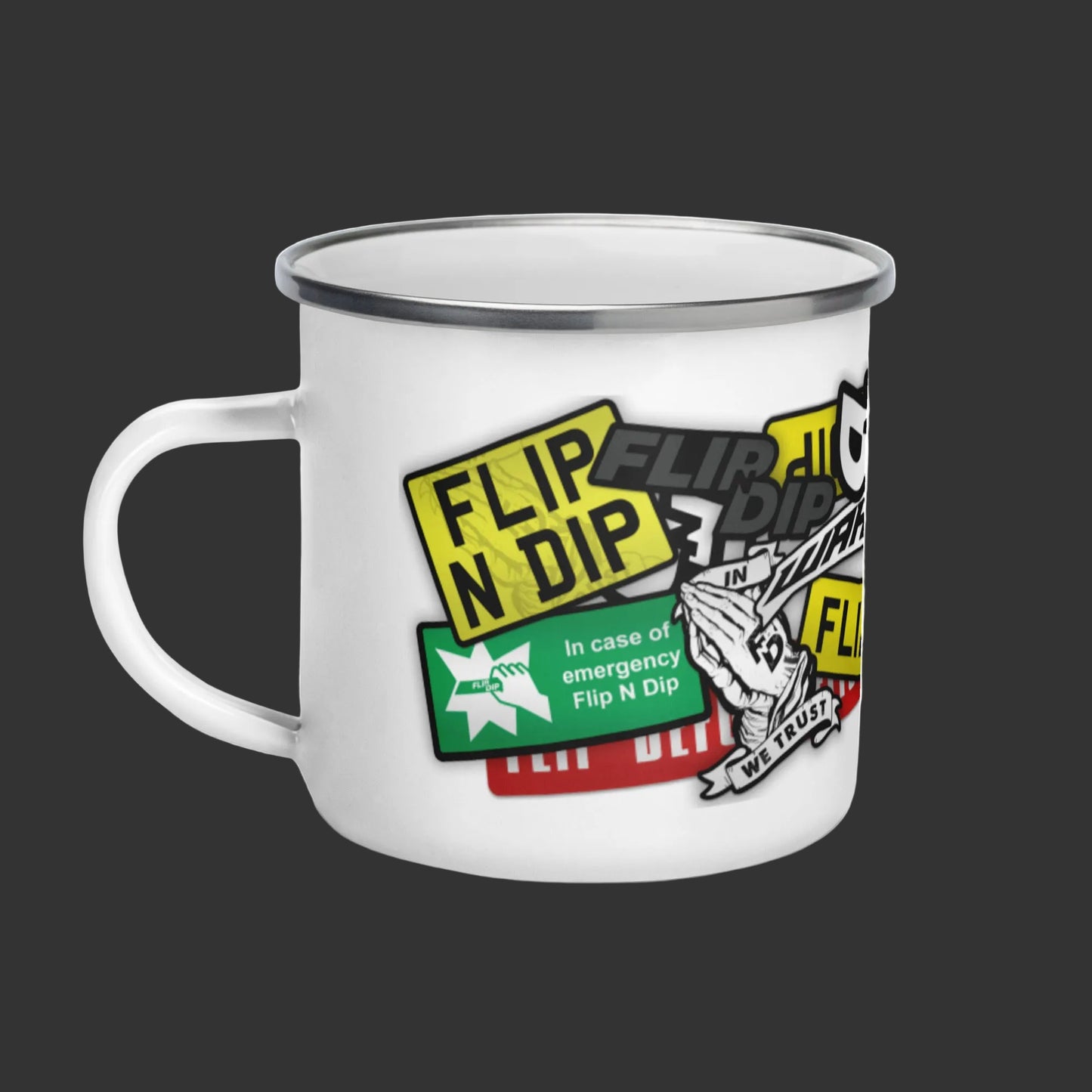 Stickerbomb Metal Cup