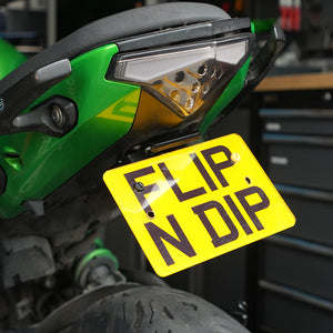 himarinrin Kawasaki ER6N | Adjustable Tail Tidy / Fender Eliminator – Flip N Dip