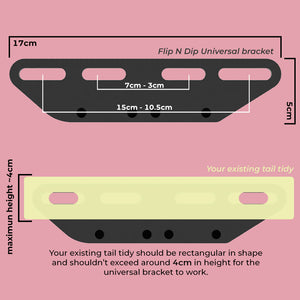 Universal Adjustable / Flip Bracket